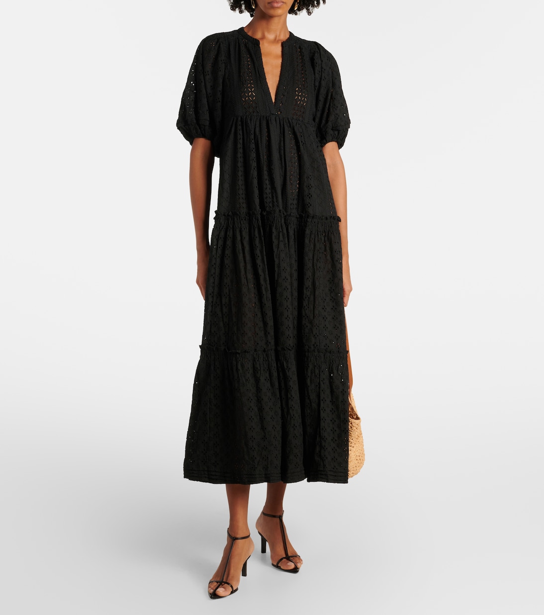 Midikleid aus Baumwolle | Poupette St Barth