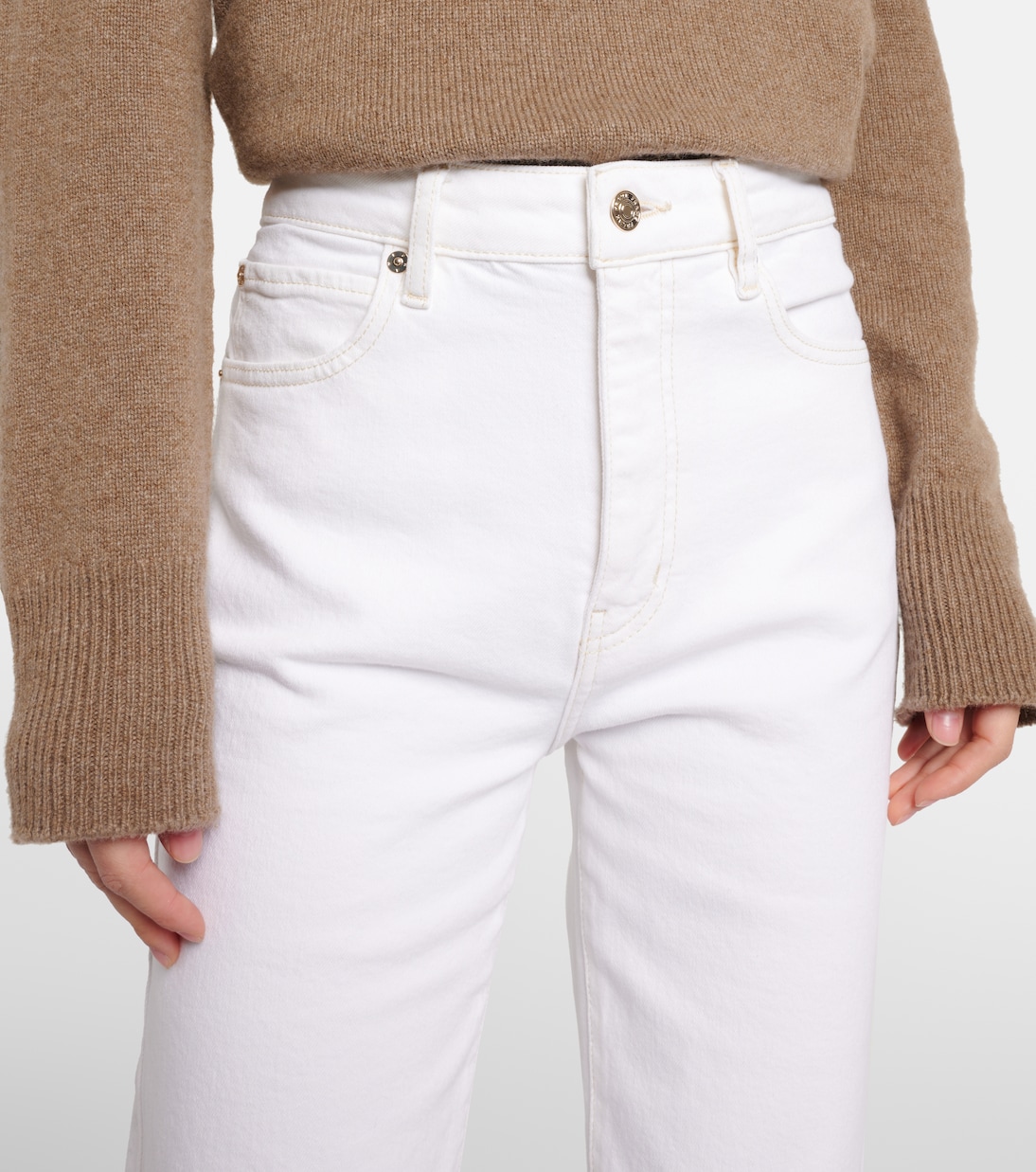 The Ruler high-rise straight jeans | Frame