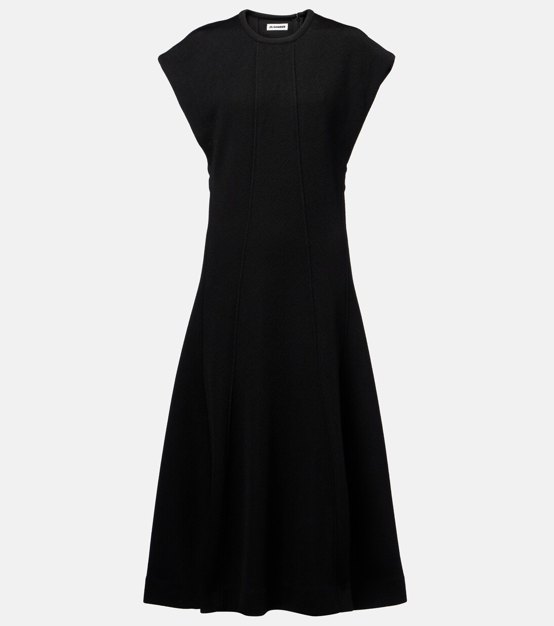Midikleid aus Rippstrick | Jil Sander