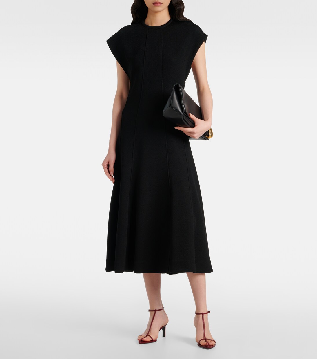 Midikleid aus Rippstrick | Jil Sander