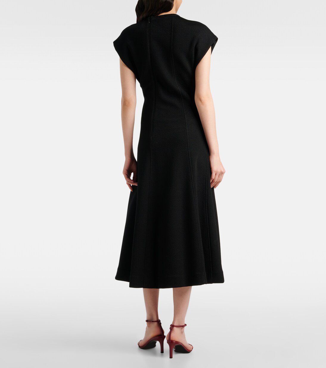 Midikleid aus Rippstrick | Jil Sander