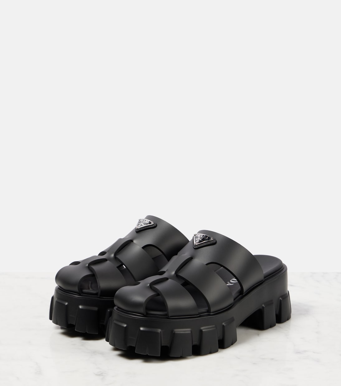 Plateau-Mules Monolith | Prada