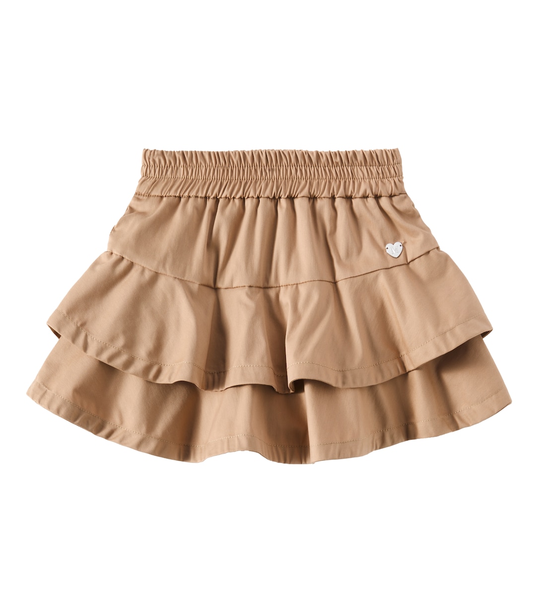 Top in misto cotone con volant | Monnalisa