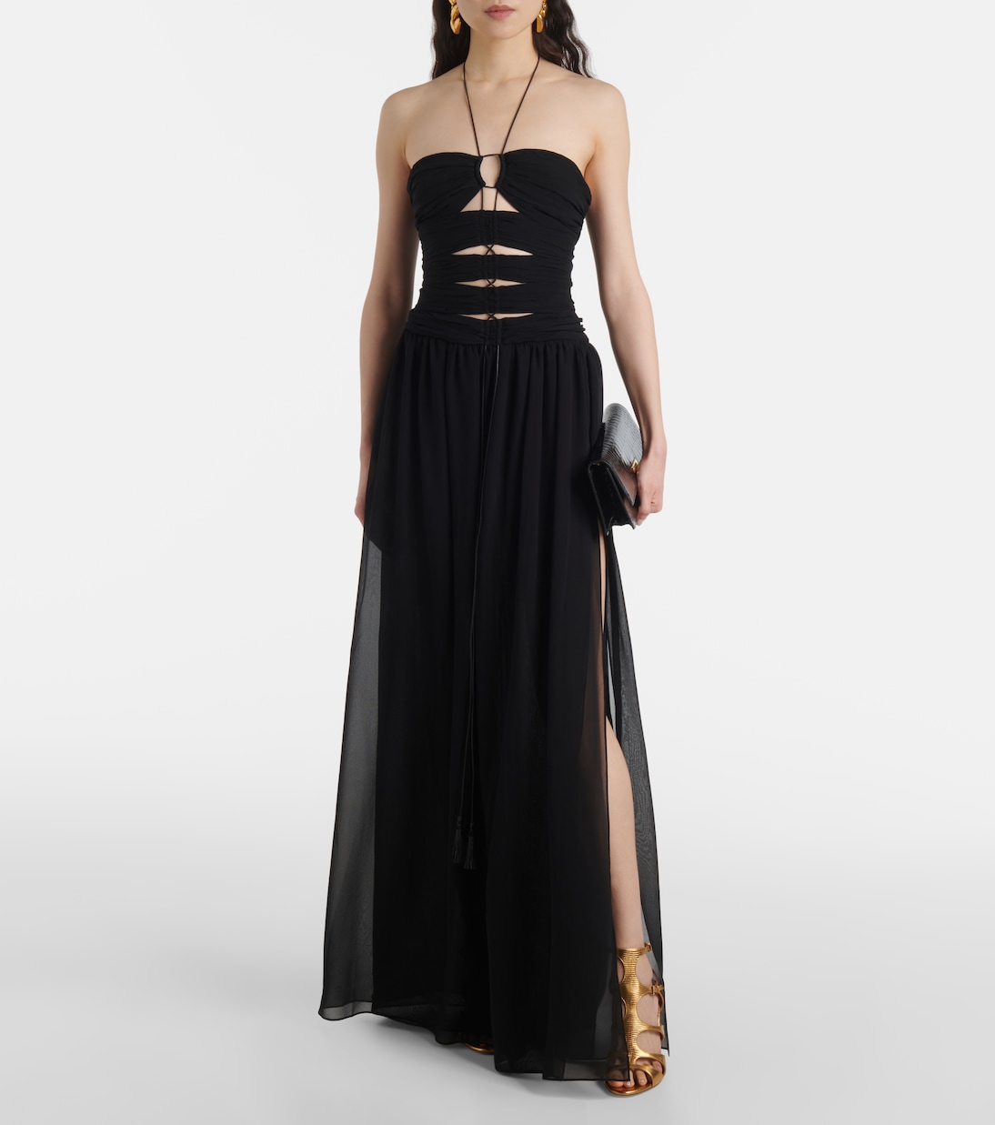Cutout silk gown | Tom Ford