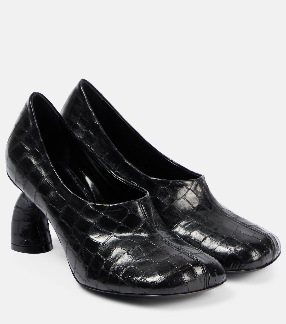 Pumps 75 aus Leder | Dries Van Noten