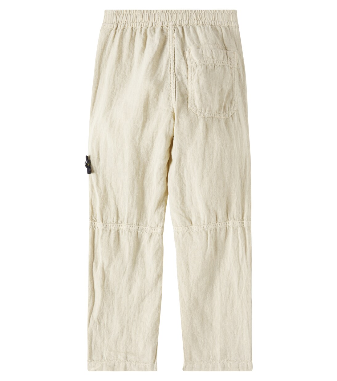 Compass linen pants | Stone Island Junior