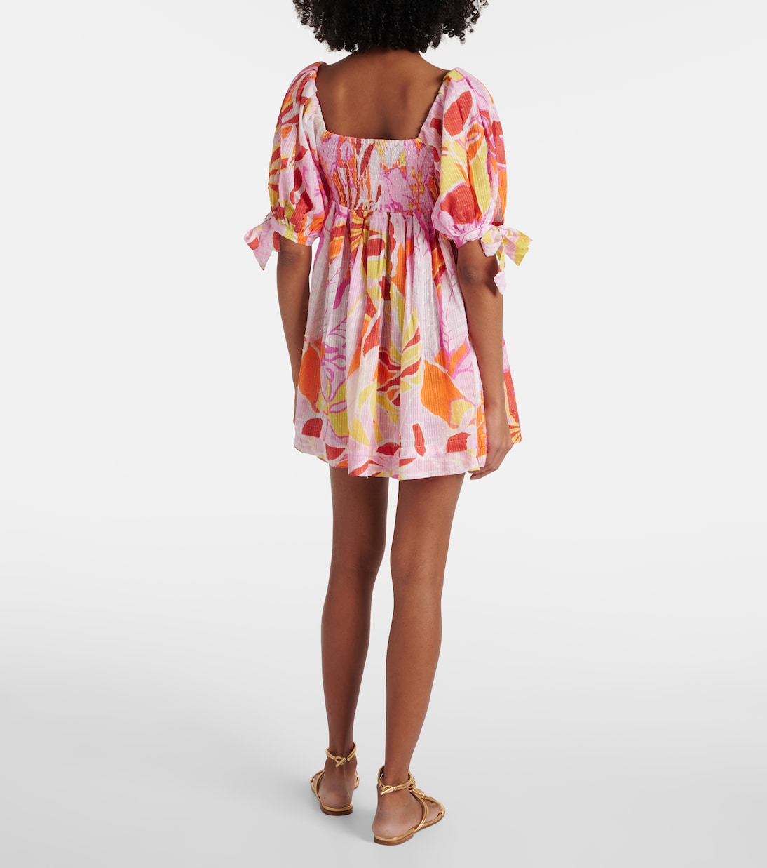 Robe Catalina imprimée en coton | Poupette St Barth