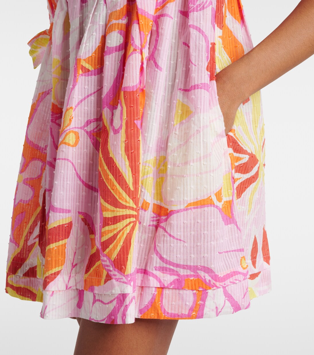 Robe Catalina imprimée en coton | Poupette St Barth