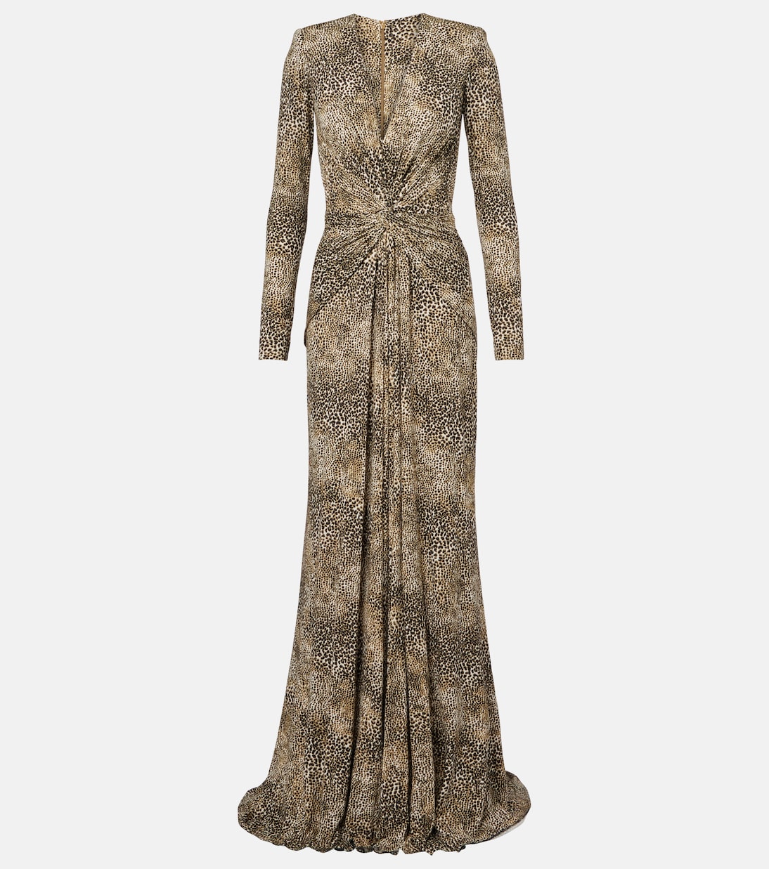 Vestido de fiesta Animalier de jersey | Elie Saab