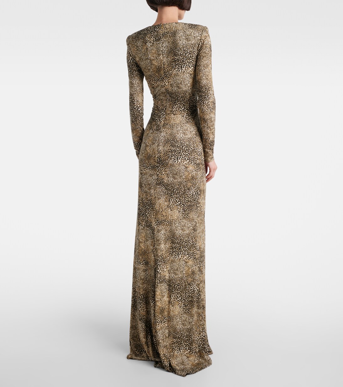 Vestido de fiesta Animalier de jersey | Elie Saab