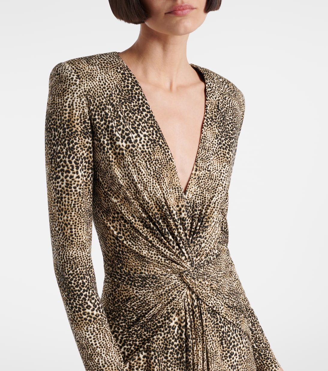 Vestido de fiesta Animalier de jersey | Elie Saab