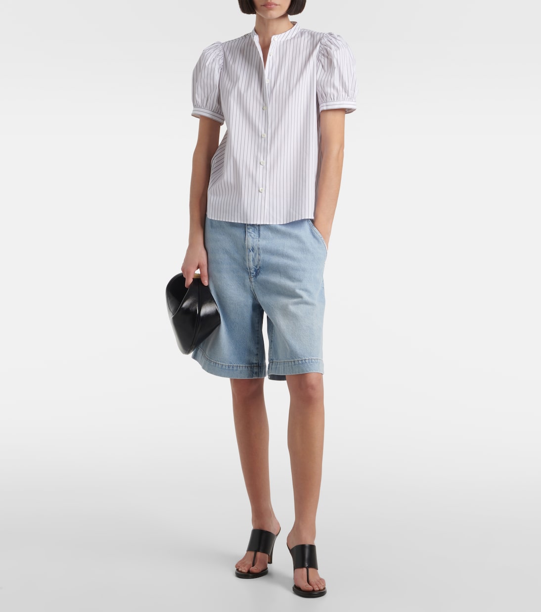 Top The Gathered aus einem Baumwollgemisch | Frame