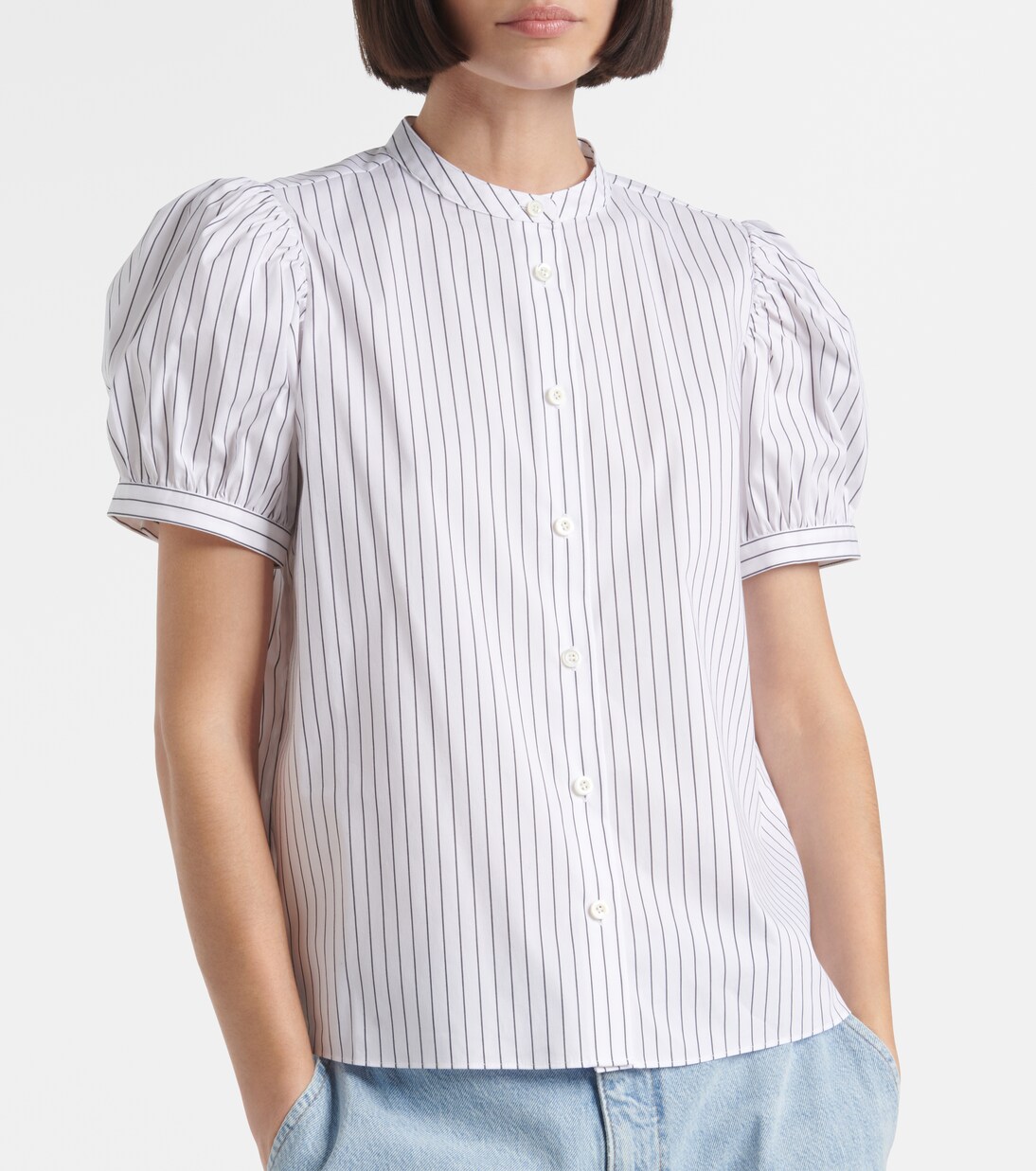 Top The Gathered aus einem Baumwollgemisch | Frame