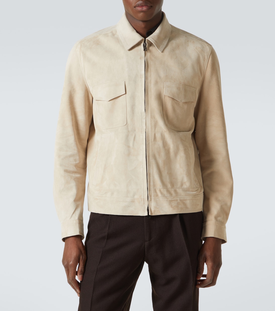 Suede blouson | Thom Sweeney