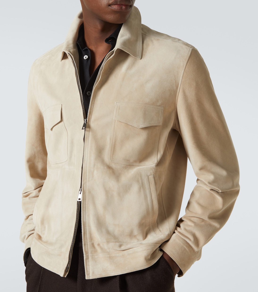 Suede blouson | Thom Sweeney