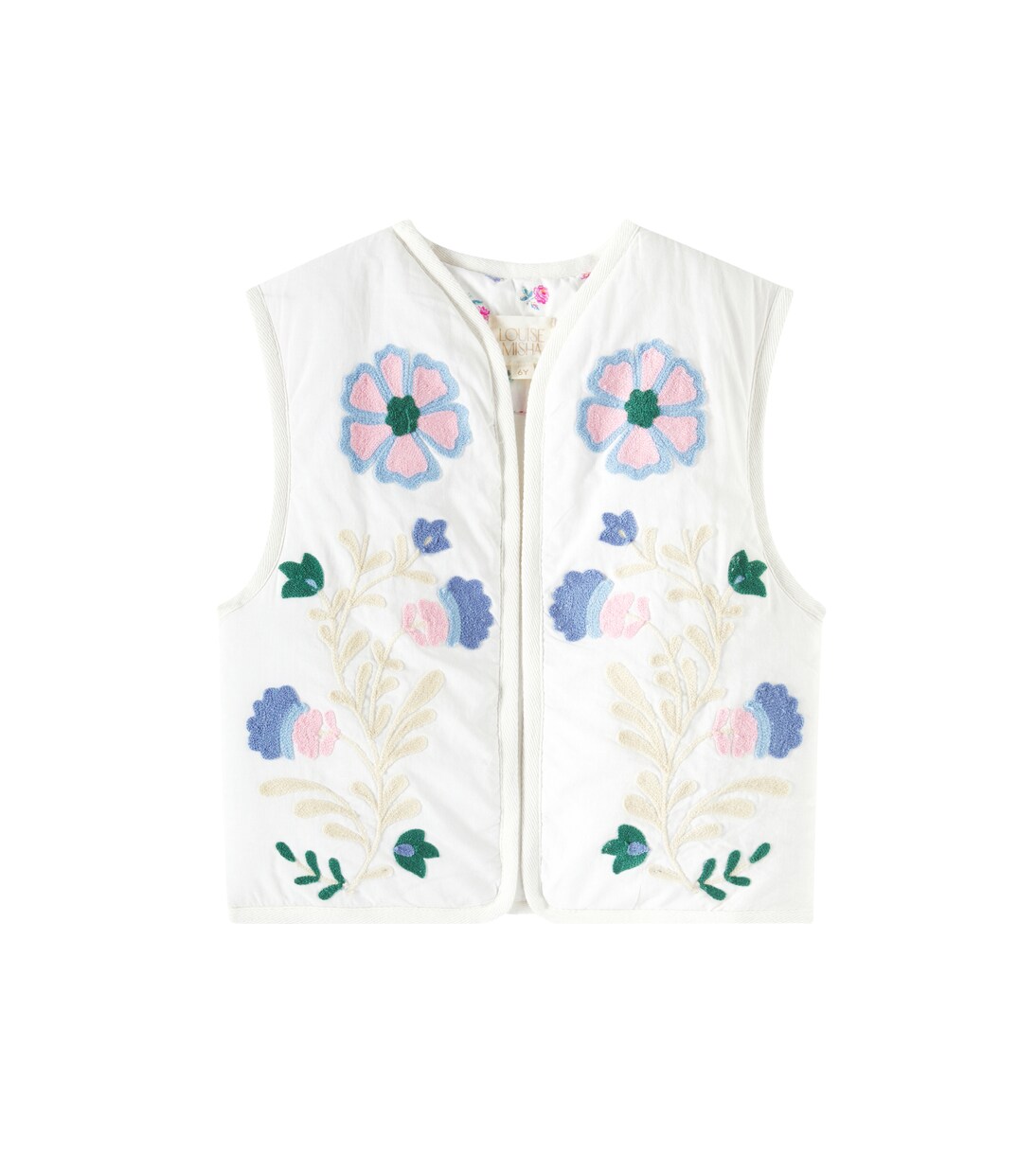 Gilet Andresi in voile di cotone | Louise Misha