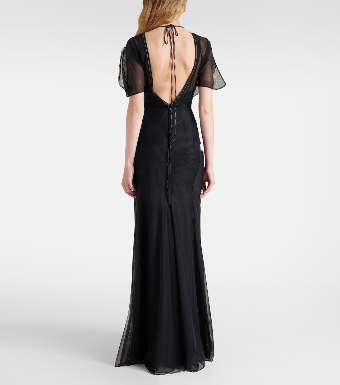 Robe Bella aus Organza | Victoria Beckham