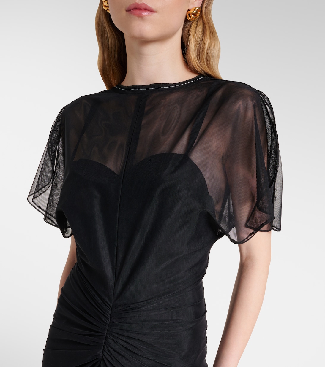 Robe Bella aus Organza | Victoria Beckham