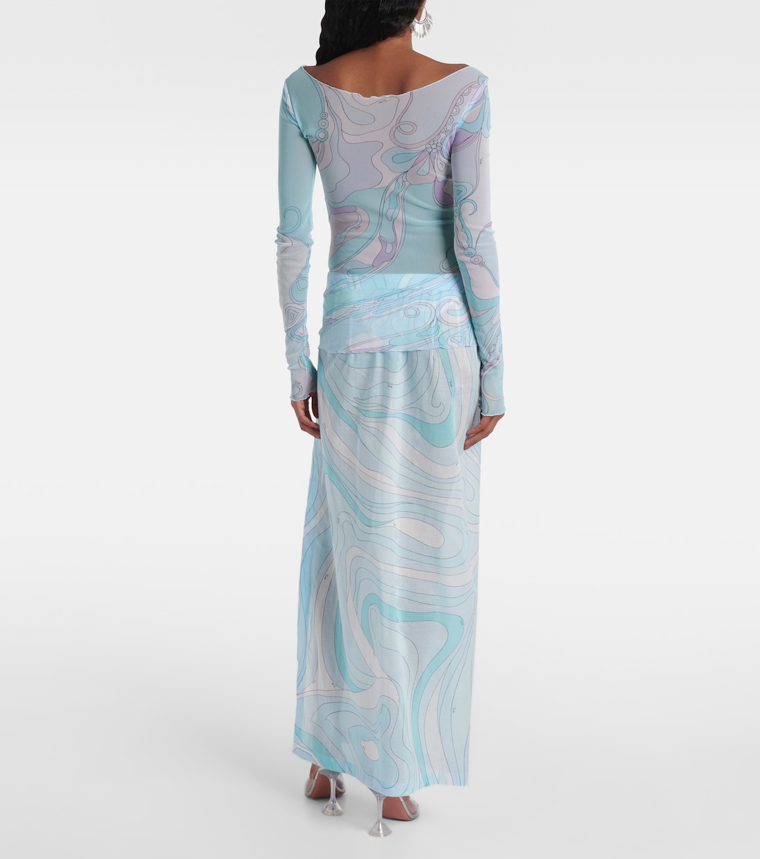 Orchidee mesh top | Pucci