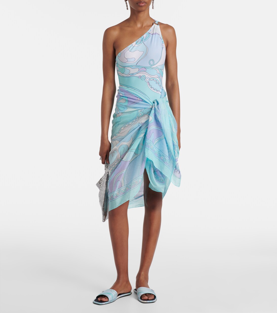 Orchidee beach cover-up | Pucci