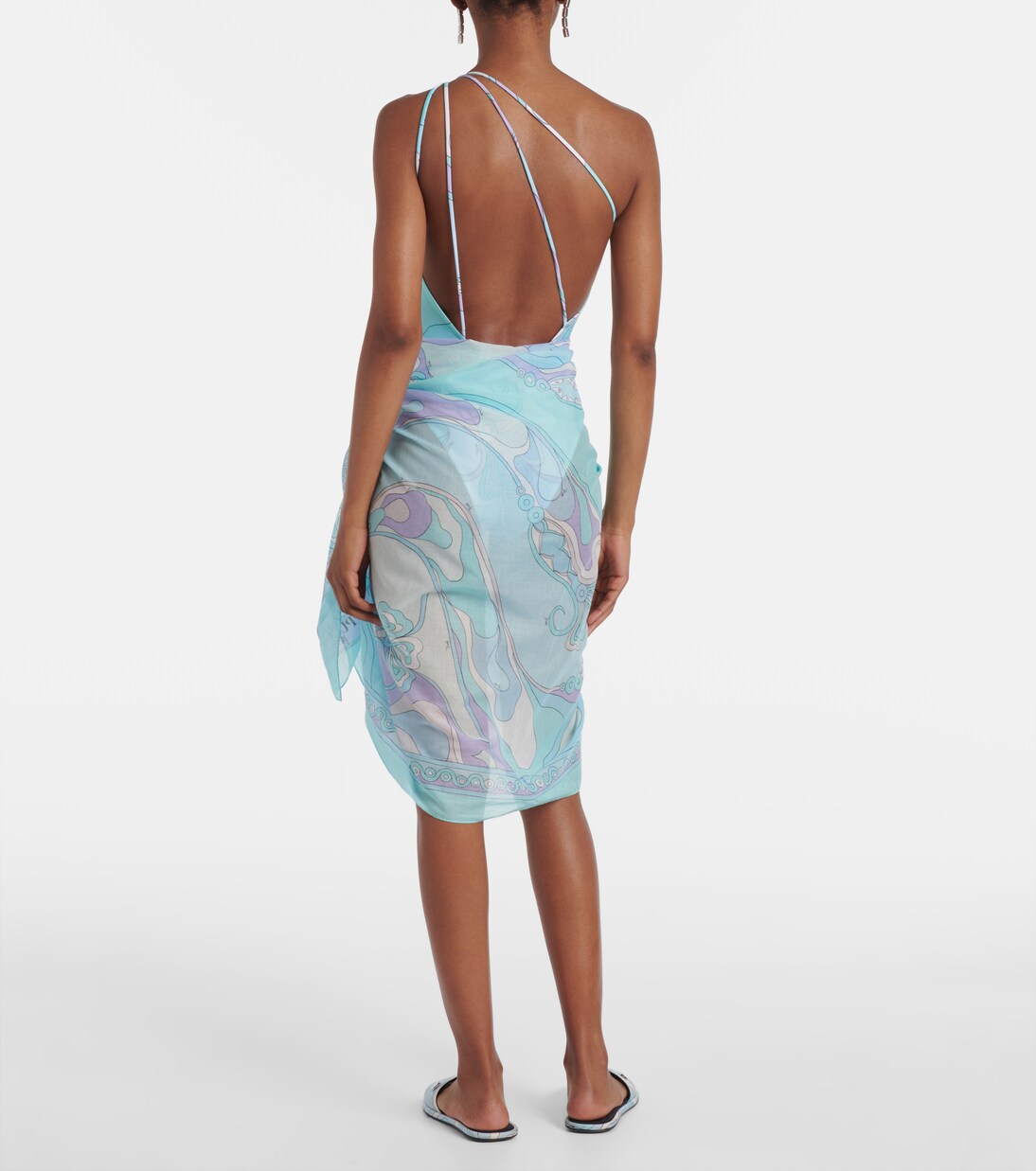 Orchidee beach cover-up | Pucci