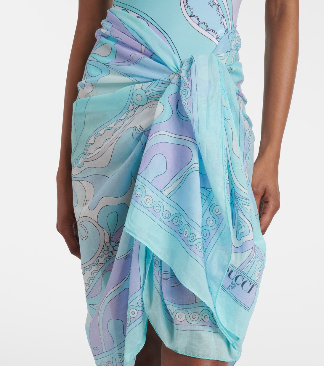 Orchidee beach cover-up | Pucci