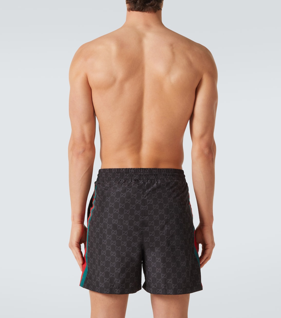 Web Stripe GG swim trunks | Gucci