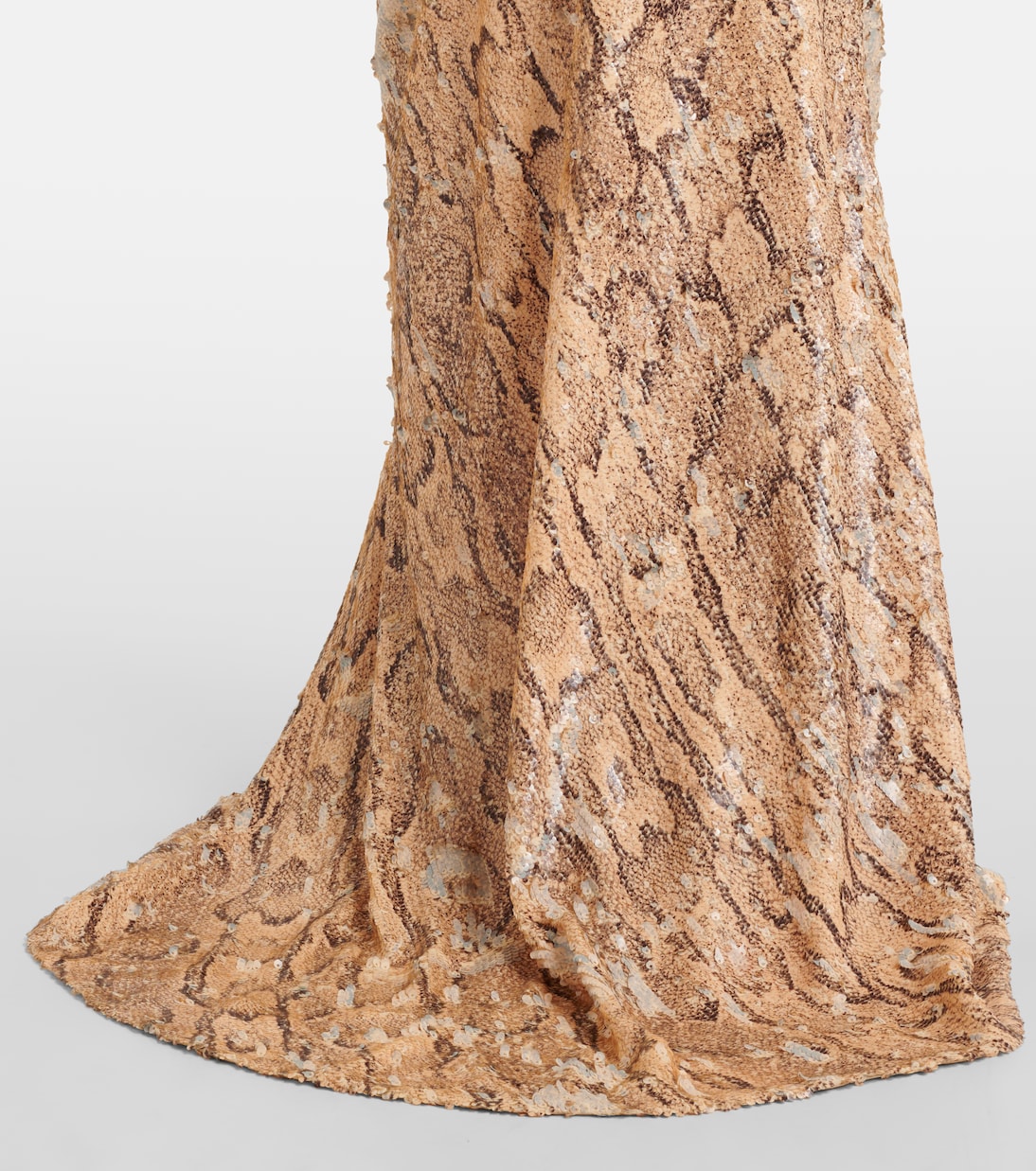 Sequined snake-effect gown | Dries Van Noten