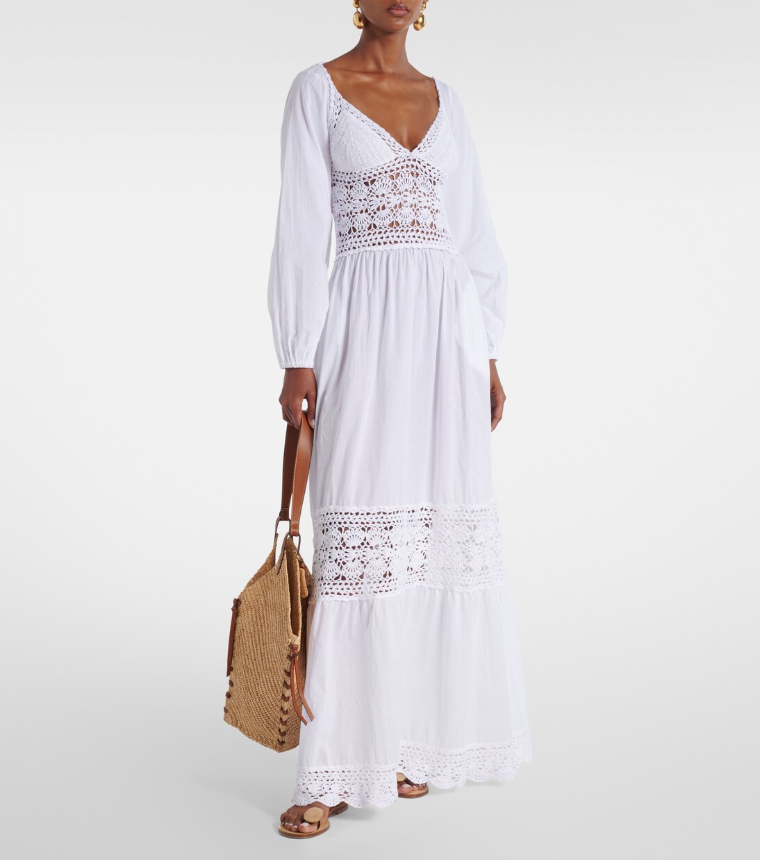 Robe Victoria en crochet de coton | Anna Kosturova