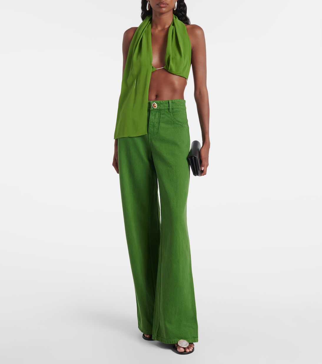 Mid-Rise Wide-Leg Jeans | Christopher Esber