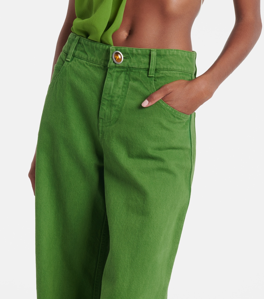 Mid-Rise Wide-Leg Jeans | Christopher Esber