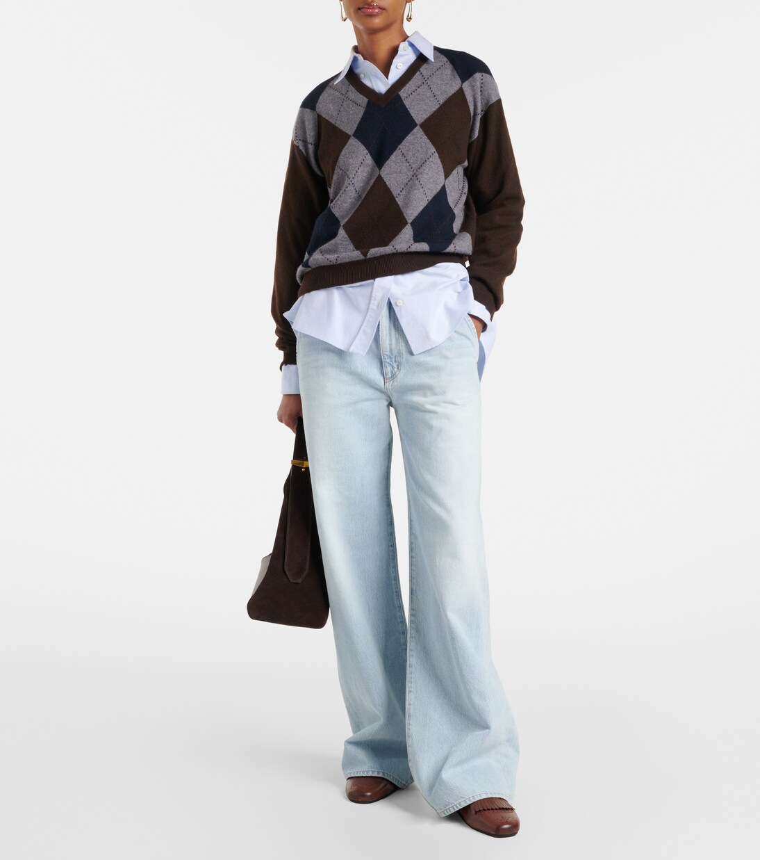 Shona high-rise wide-leg jeans | Agolde