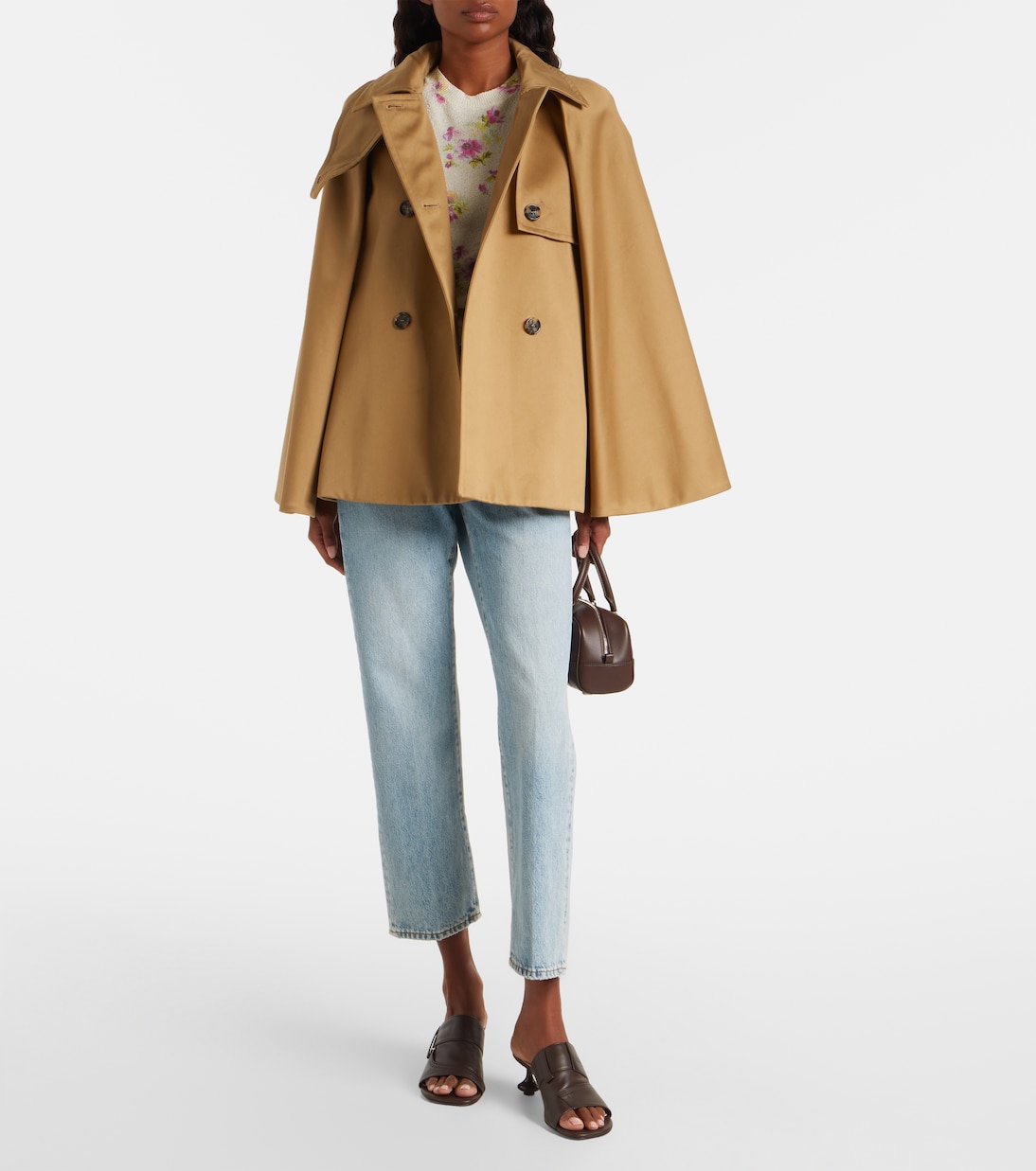 High-Rise Straight Jeans The Vertical Crop | Frame