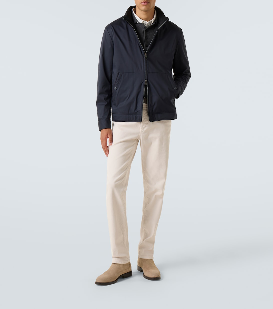 Canali Nuvola reversible blouson | Canali