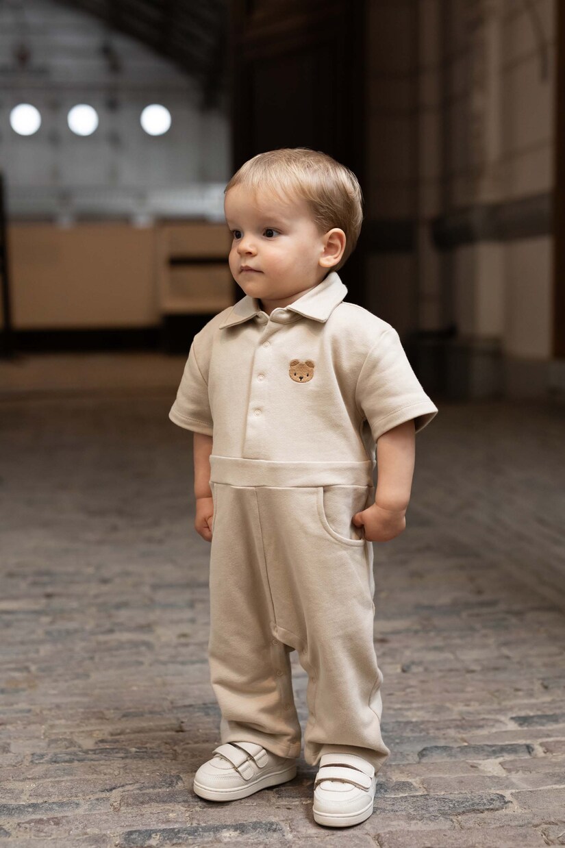 Baby Piebe cotton-blend jumpsuit | Donsje