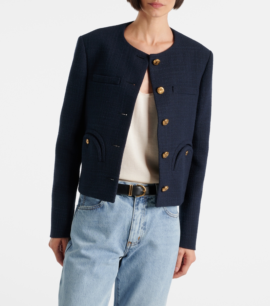 Shamo cotton-blend tweed jacket | Blazé Milano