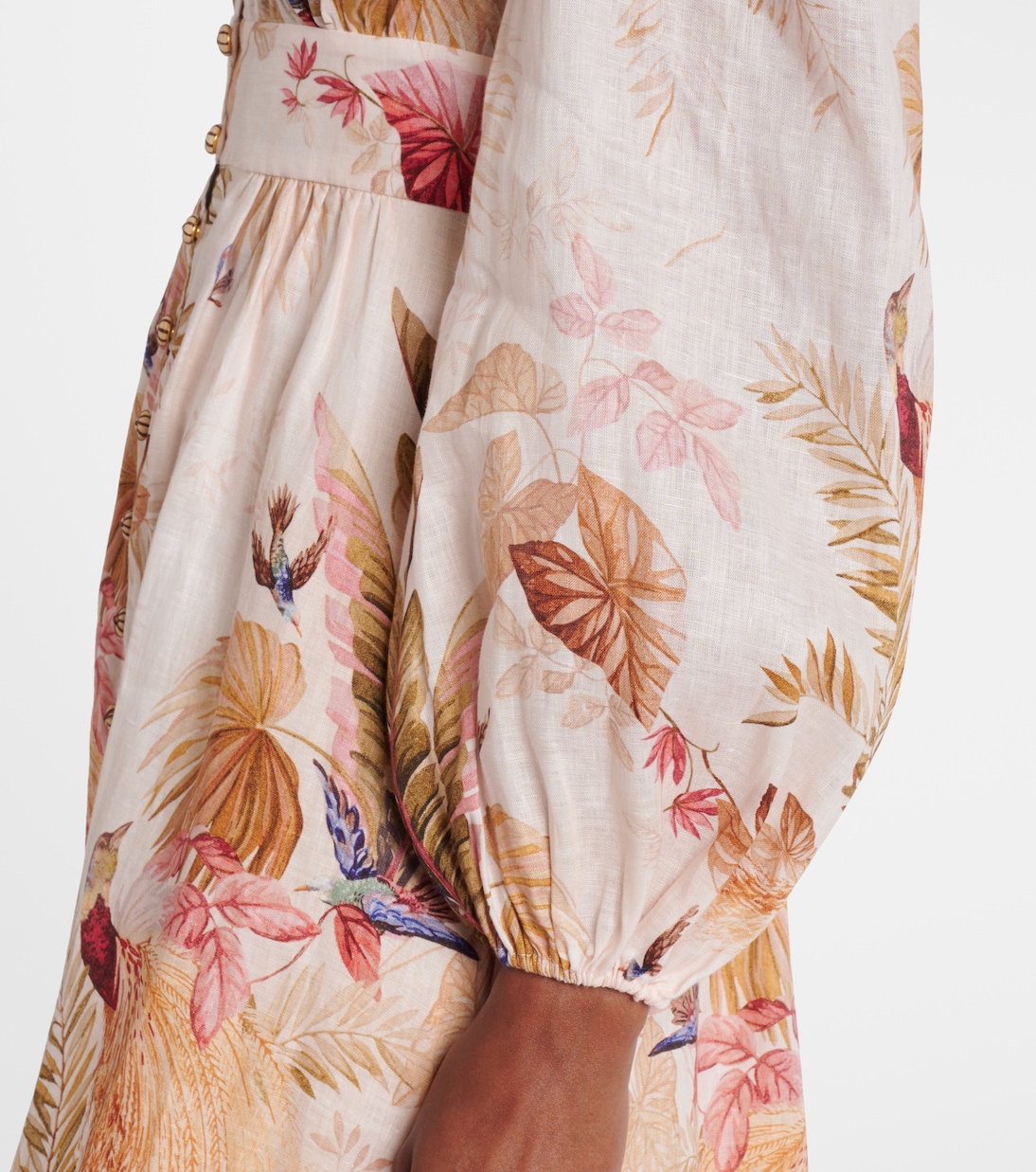 Midikleid Ascension aus Leinen | Zimmermann