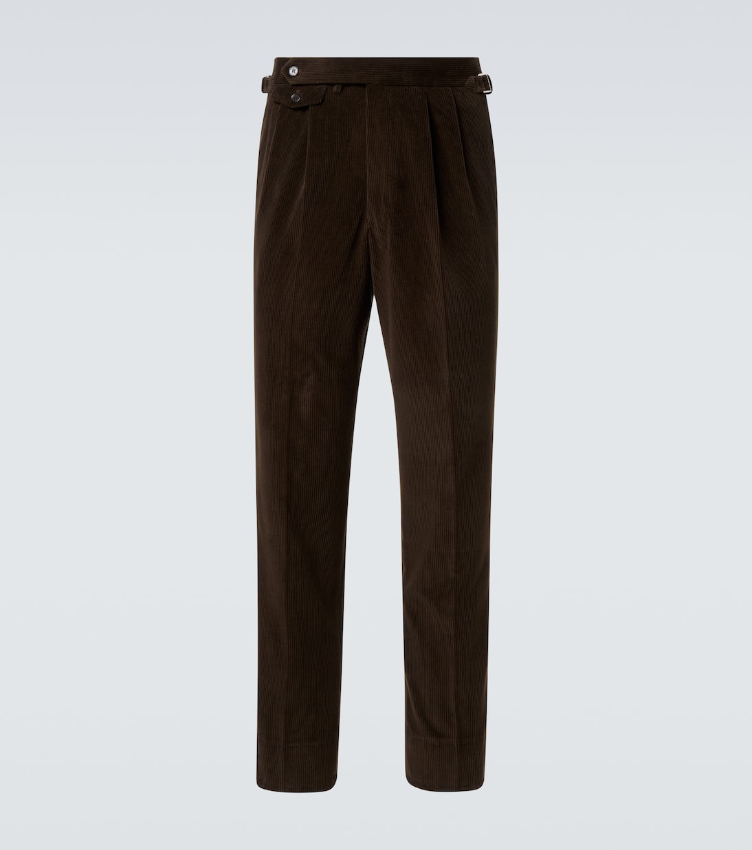 Cotton and cashmere corduroy straight pants | Dunhill