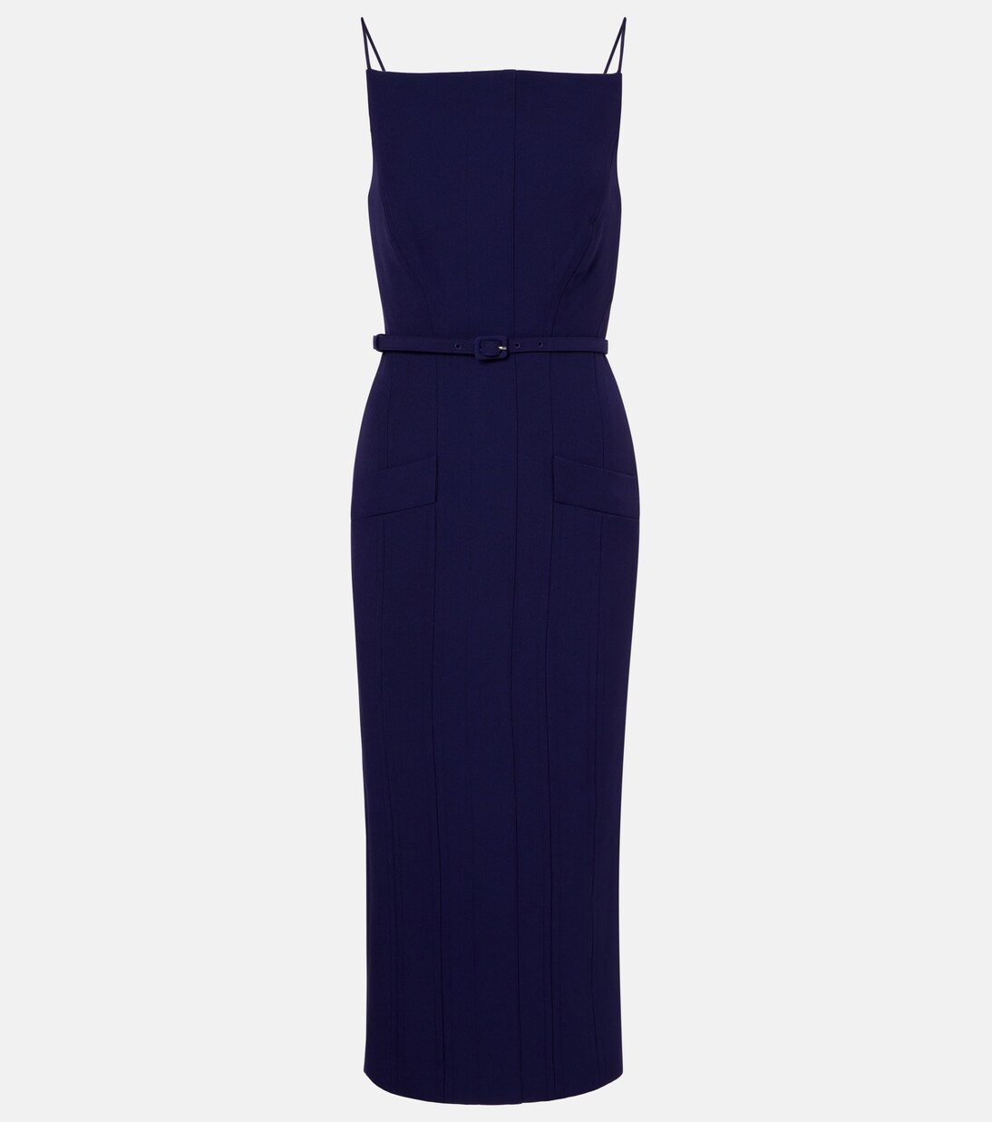 Robe midi en crêpe | Roland Mouret