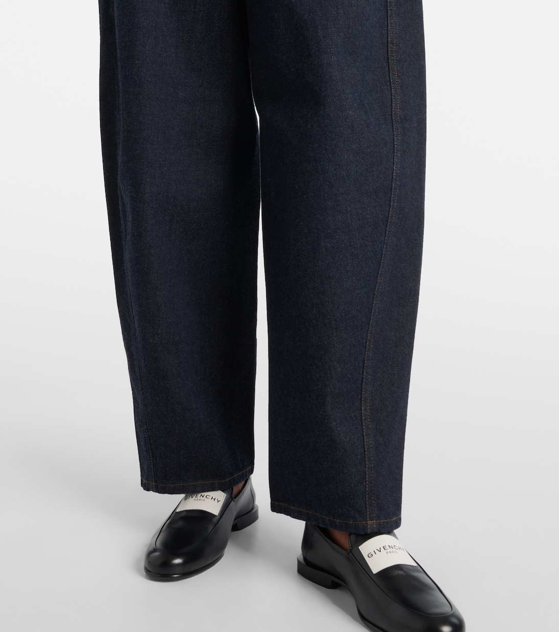 Cocoon高腰阔腿牛仔裤装 | Givenchy