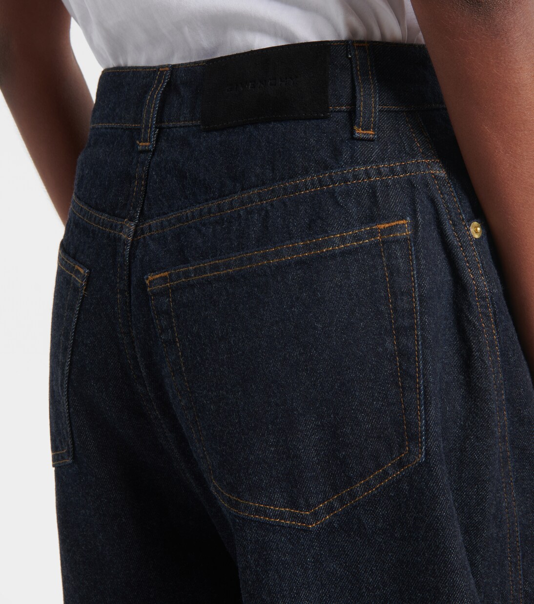 Cocoon高腰阔腿牛仔裤装 | Givenchy