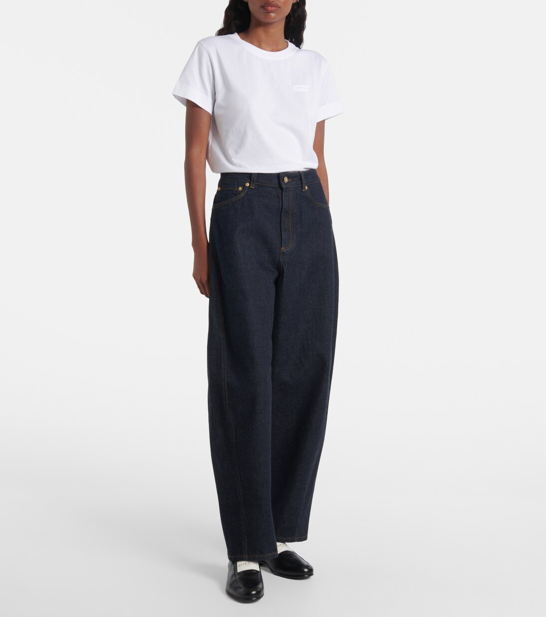 Cocoon高腰阔腿牛仔裤装 | Givenchy