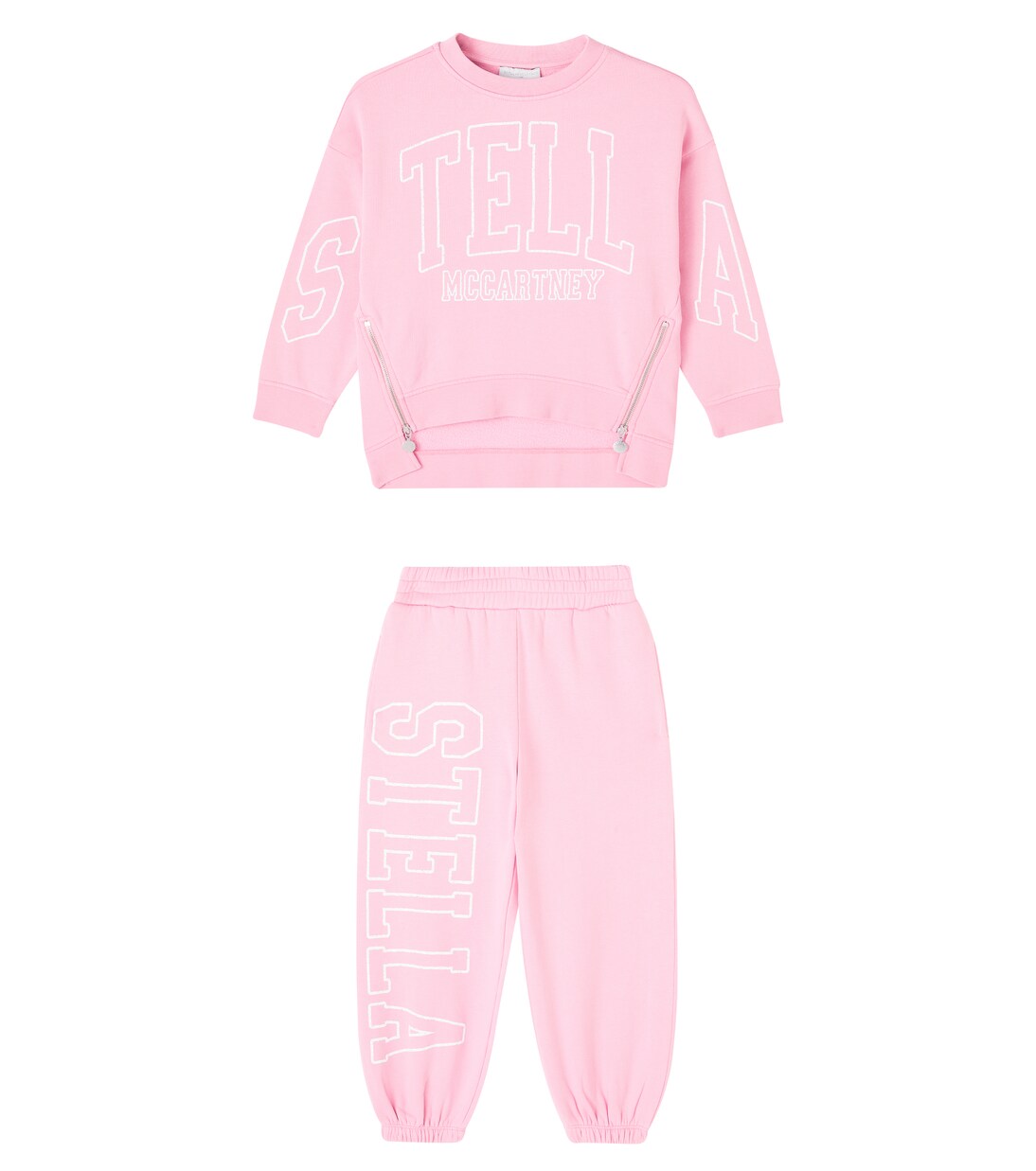 Logo cotton jersey tracksuit | Stella McCartney Kids