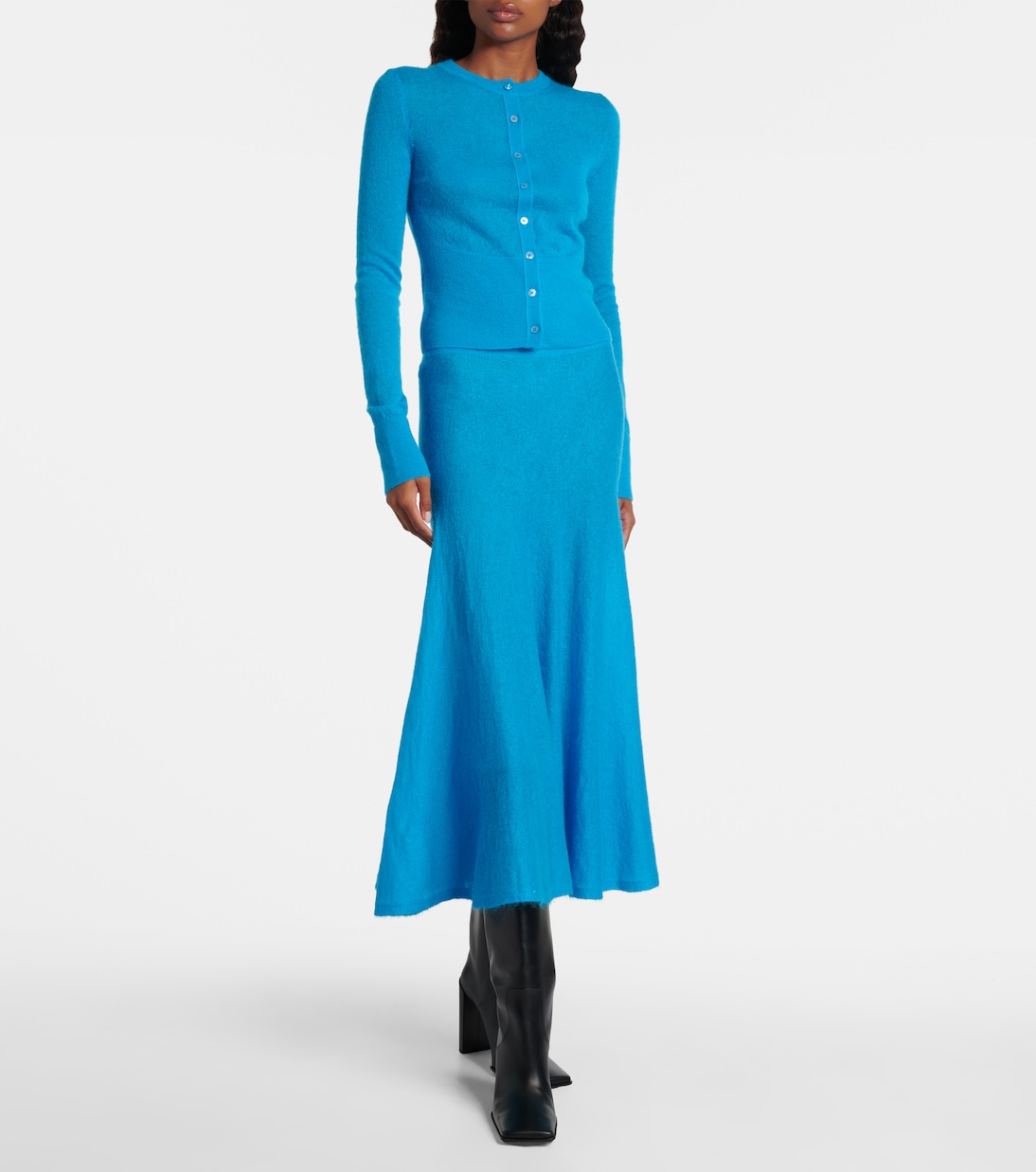 Mohair and wool-blend cardigan | Alaïa