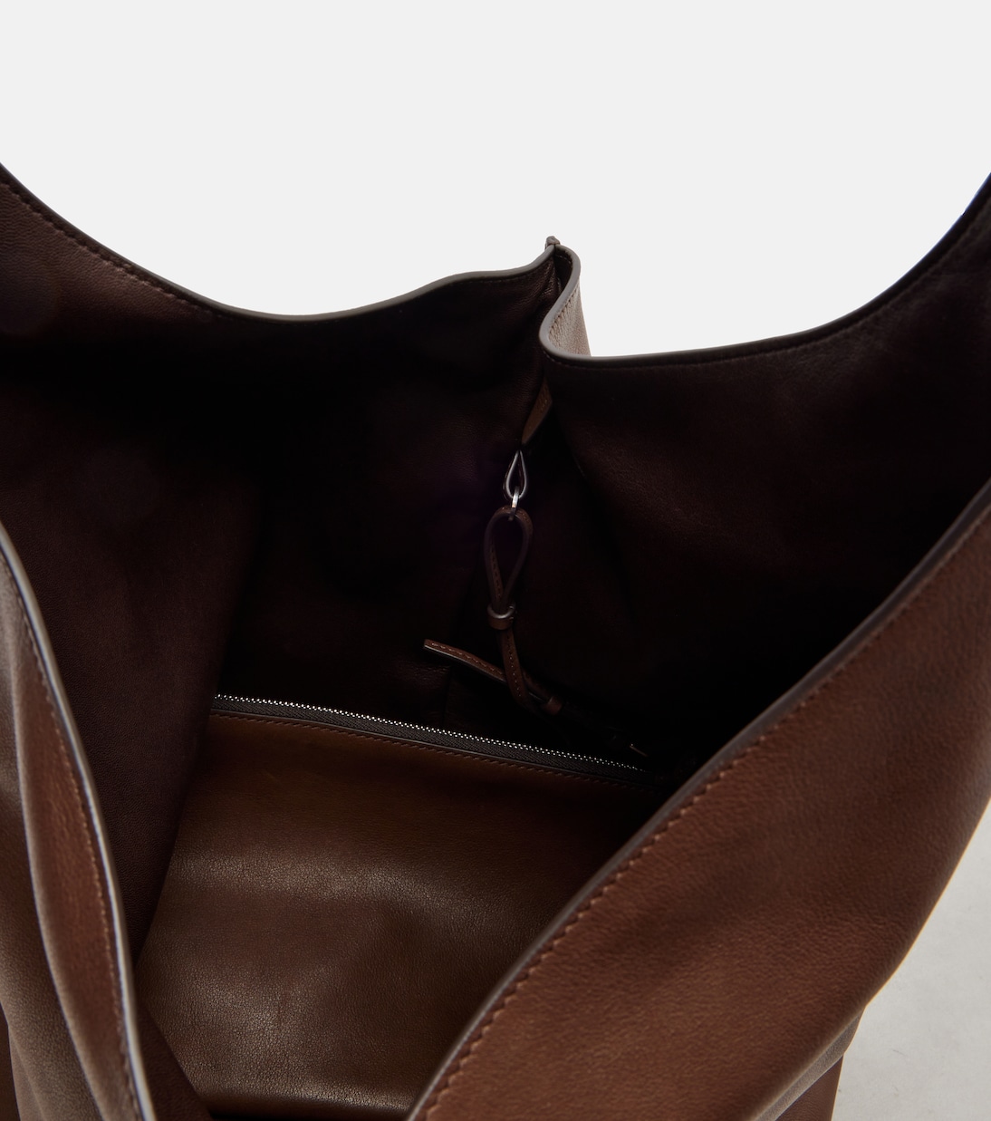 Schultertasche Bindle Medium aus Leder  | The Row