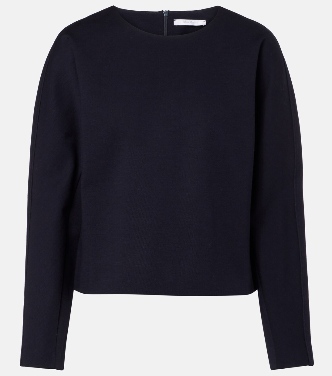 Girello wool and cotton-blend top | Max Mara