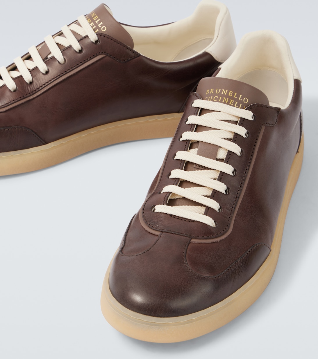 Leather sneakers | Brunello Cucinelli
