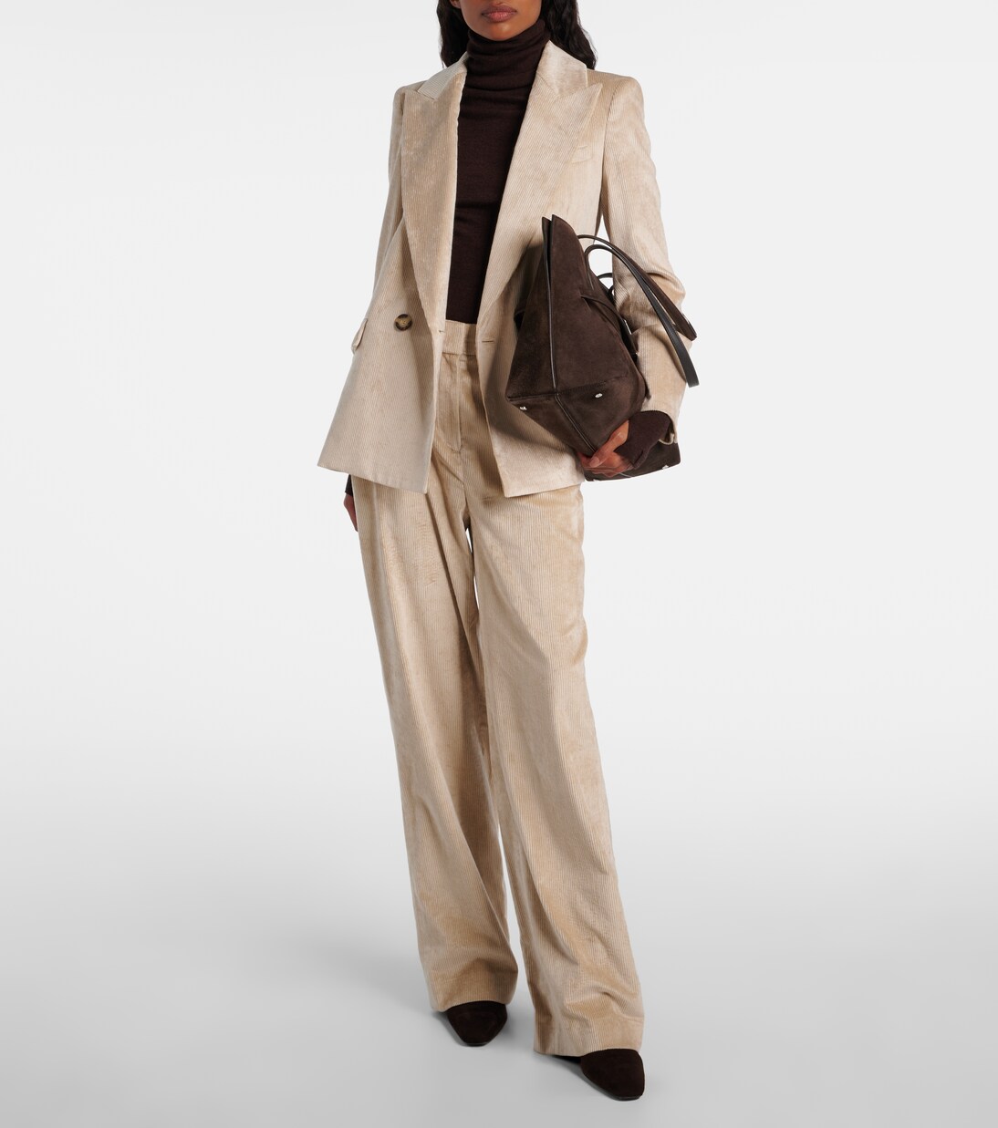 Pantalon ample Grigore en velours côtelé | Veronica Beard