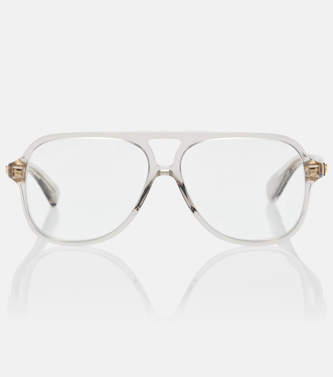 Slim Ribbon aviator glasses | Bottega Veneta