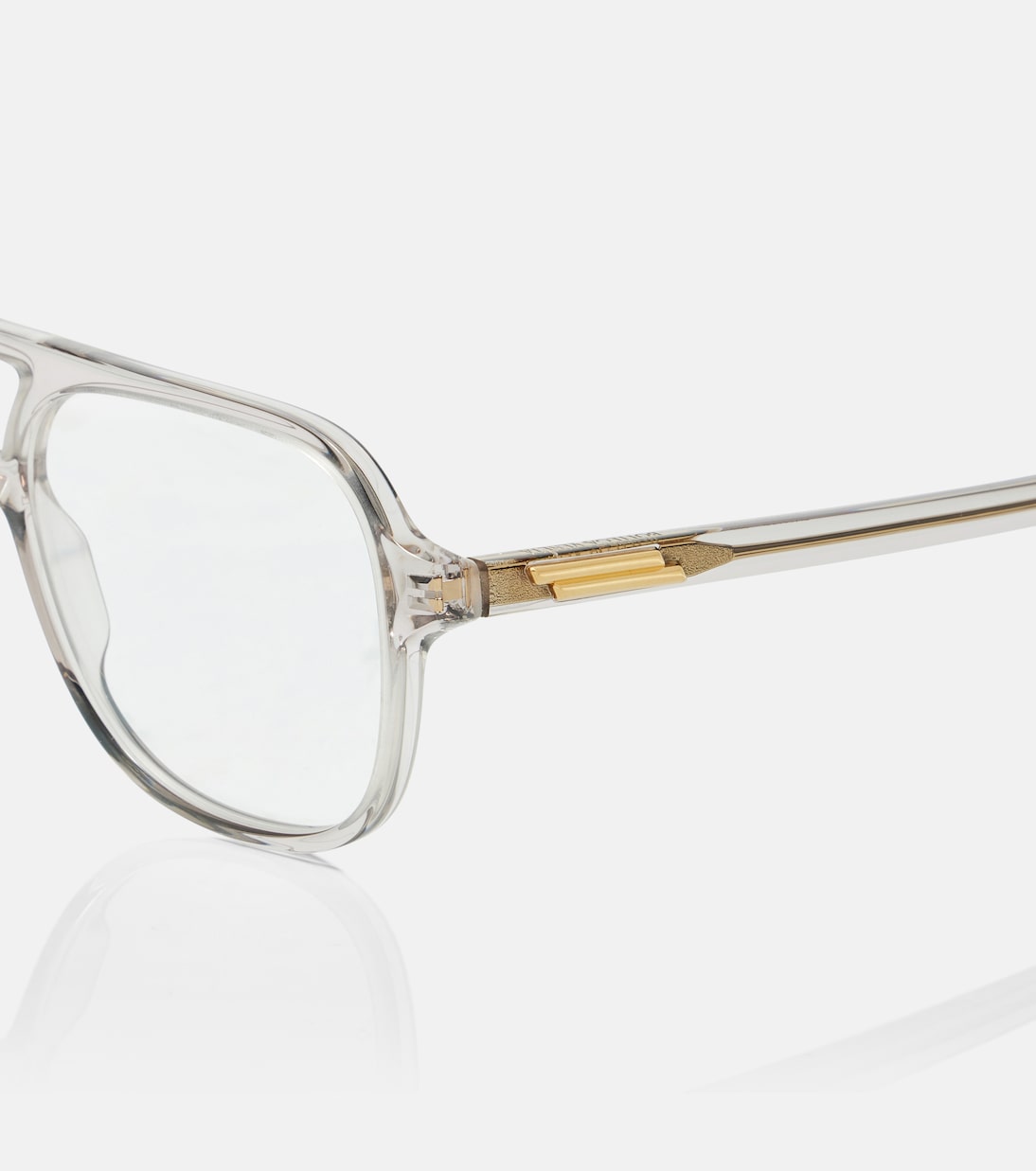 Slim Ribbon aviator glasses | Bottega Veneta